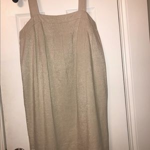 Size 8 iridescent champagne sundress.